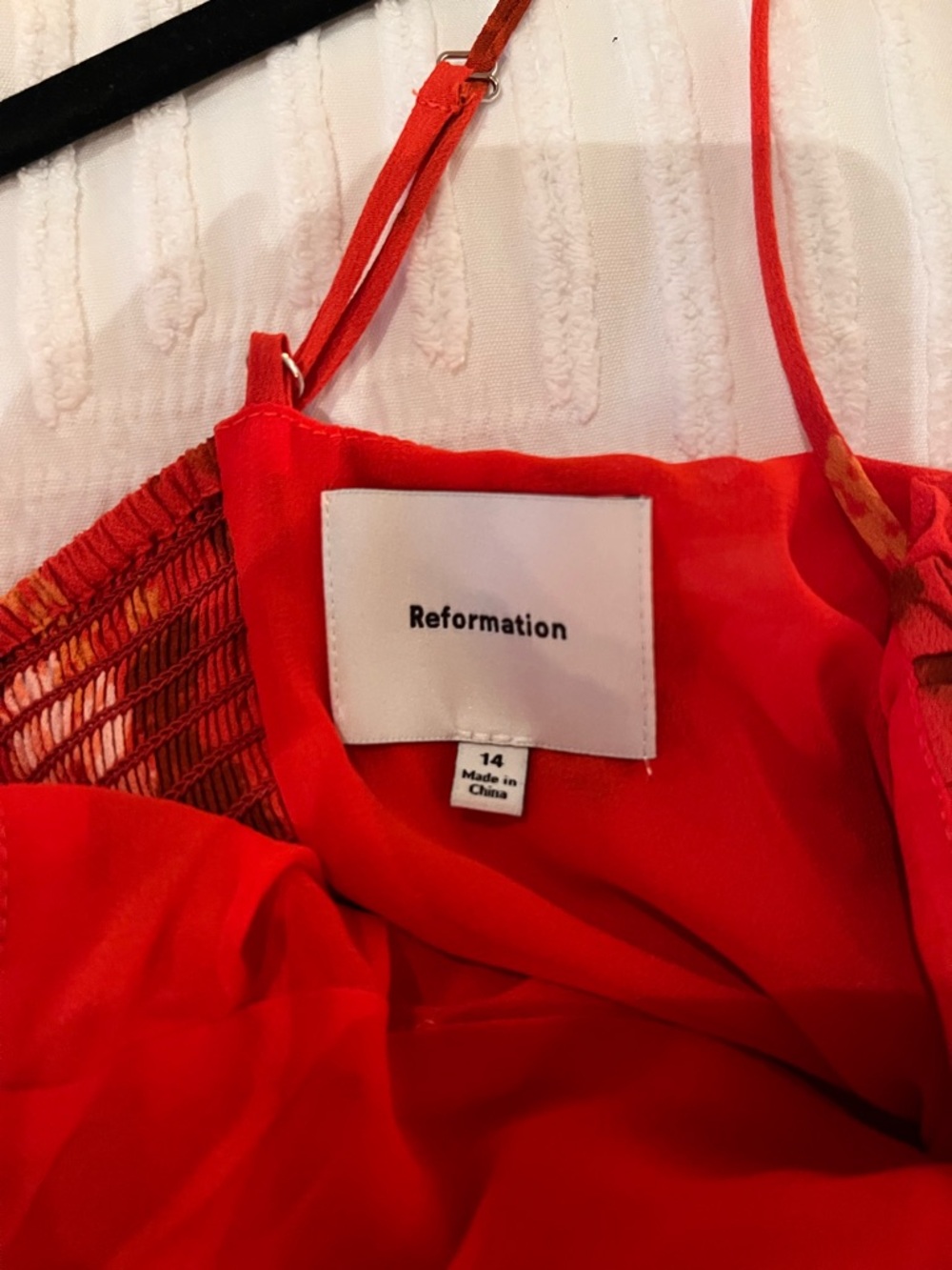 Reformation Red Floral Maxi Slip Dress - Picture 5 of 7